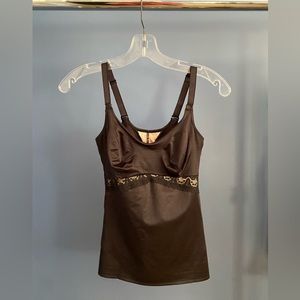 Ruby Ribbon Lace Cami - Black - 34